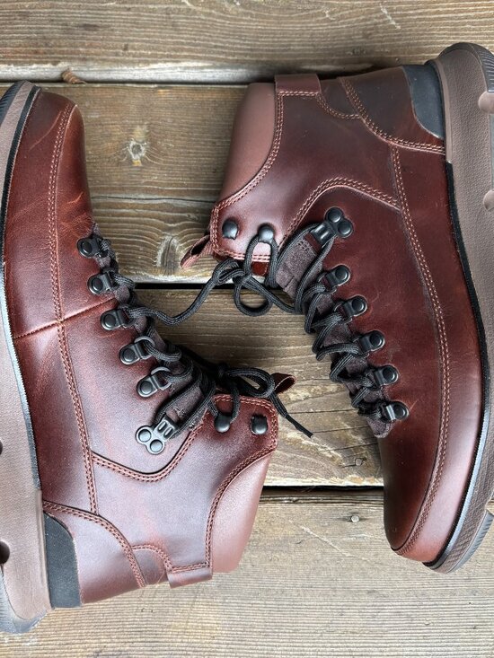 Cole Haan 4.Zerogrand Brown Leather Lace Up Explore Boot Waterproof - Men\'s 9.5M main image 8